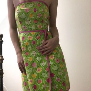Lilly Pulitzer Strapless Wrap Dress